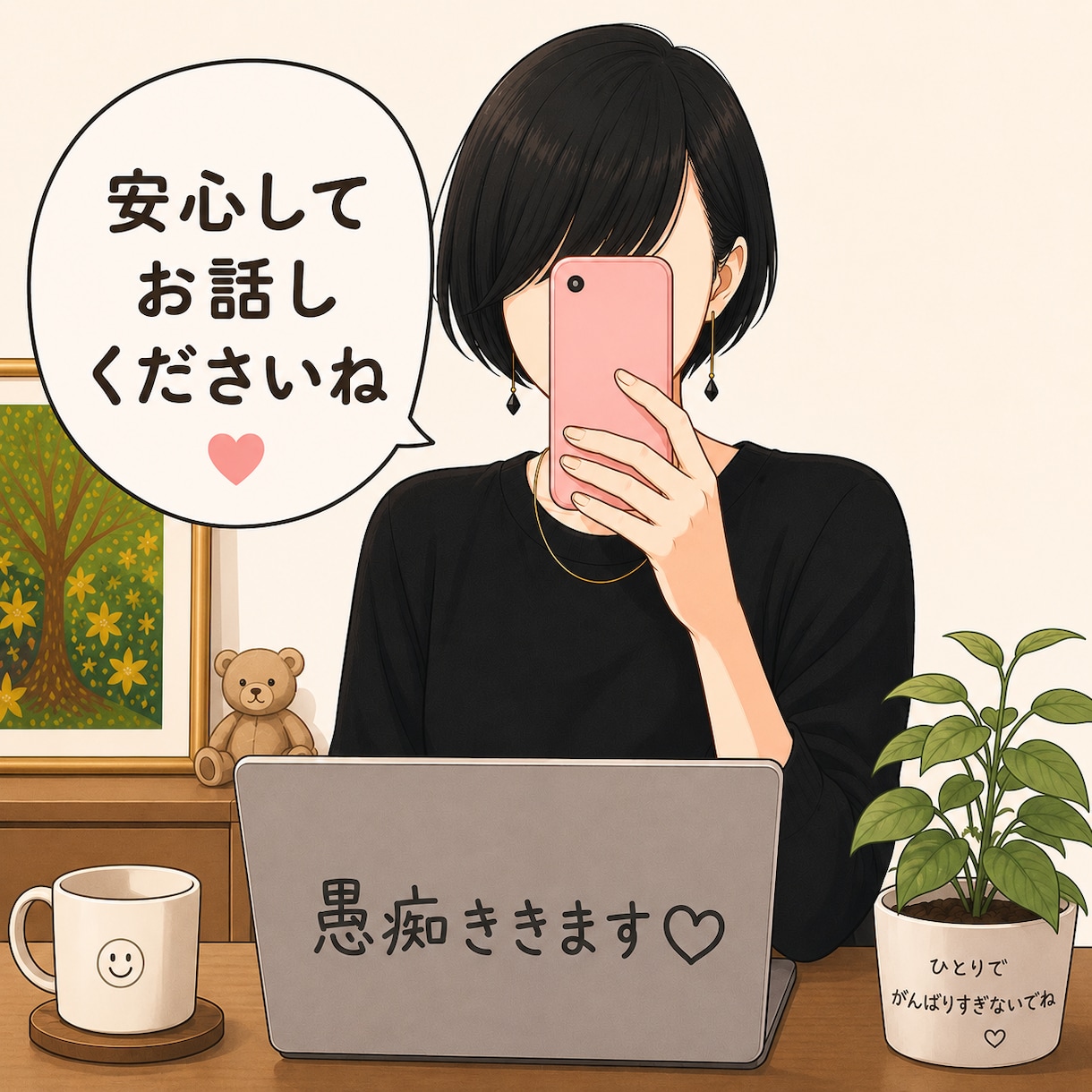 同じ経験の55歳がお話お聞きします 不登校・介護・別居…私も経験しています。話してみませんか イメージ1