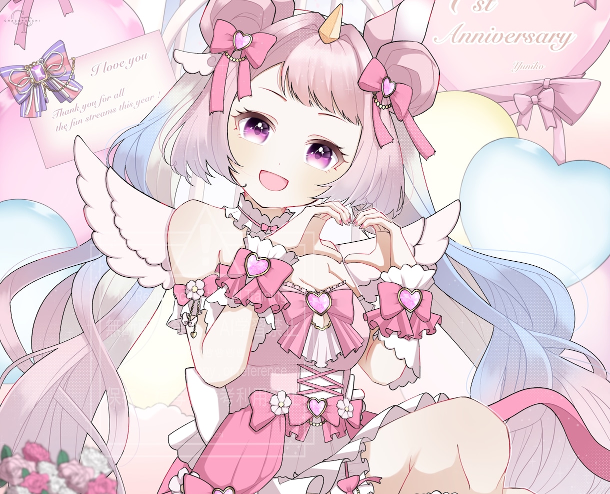 パステル調のアニメ塗りで一枚絵を描きます SNS・サムネ・記念日に！かわいいイラストを描きます イメージ7