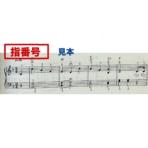 楽譜に指番号を書きます ドレミ音名も◎曲の長さ•難易度でお見積もりします。お気軽に♫ イメージ2