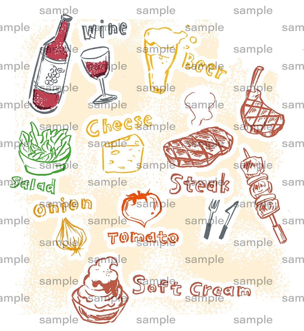 食べ物のイラストを描きます シズル感のあるイラストで商品をより魅力的に伝えます！ イメージ3