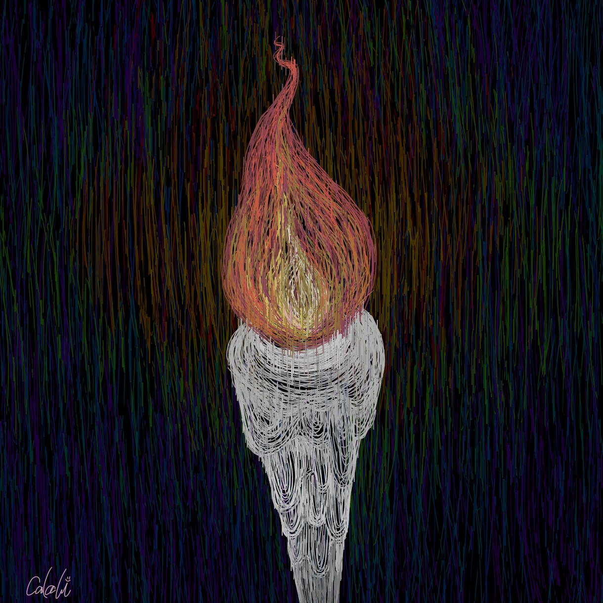 イラストを制作します 線を重ねて描くデジタルの風景画や、アイコンなどの制作 イメージ5