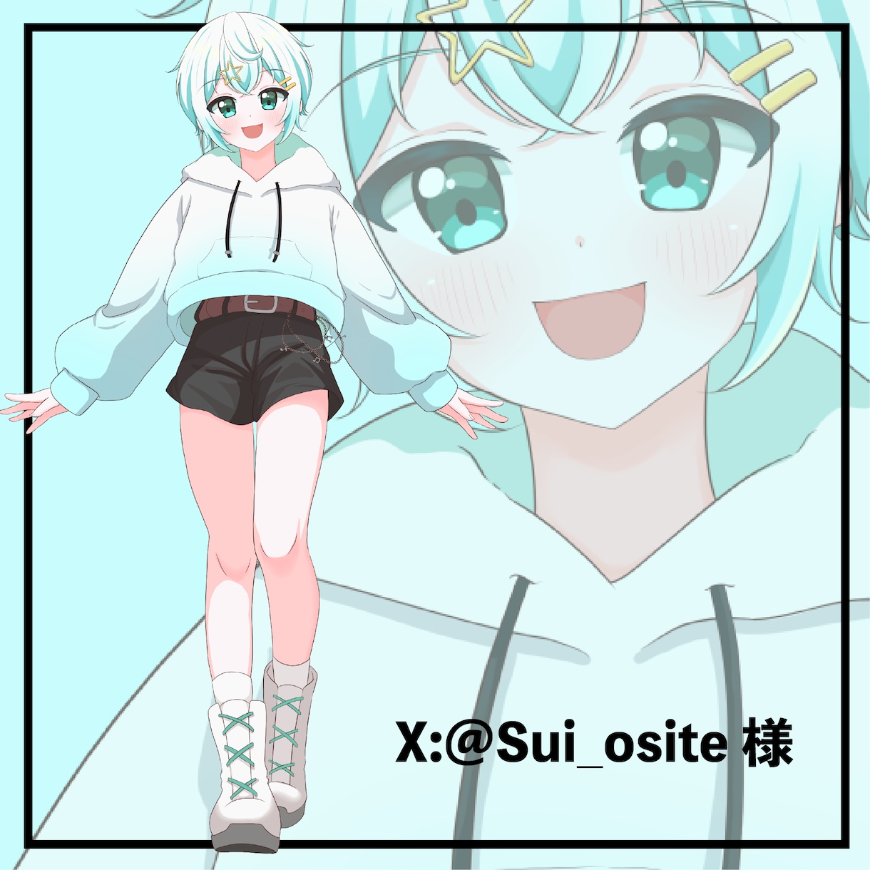 商用OK！可愛いアニメ系の立ち絵などを制作します キャラクターのコンセプトにそったデザインを心がけます！ イメージ9