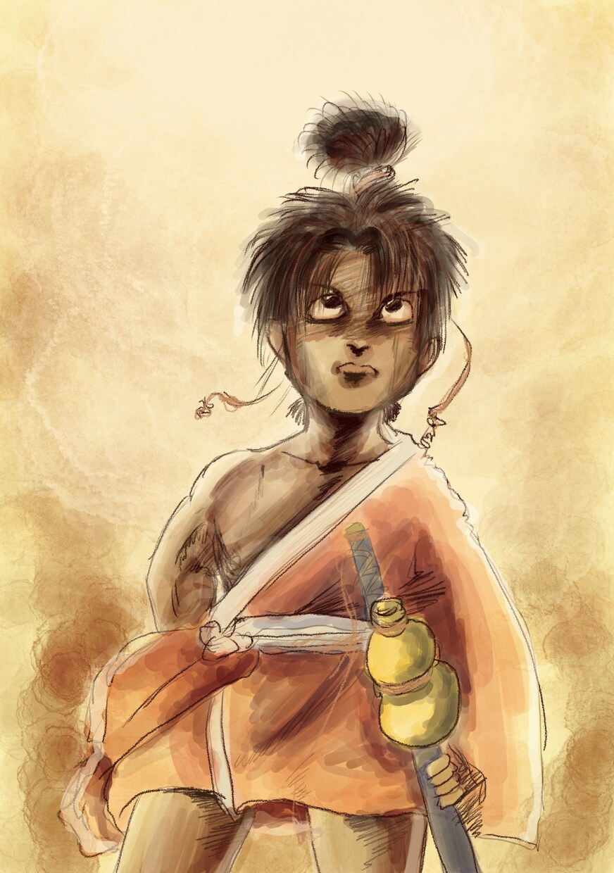 人物を強調した小説の表紙イラストを描きます 人物を主題に見る人の印象に残る表紙イラストを描きます。 イメージ1