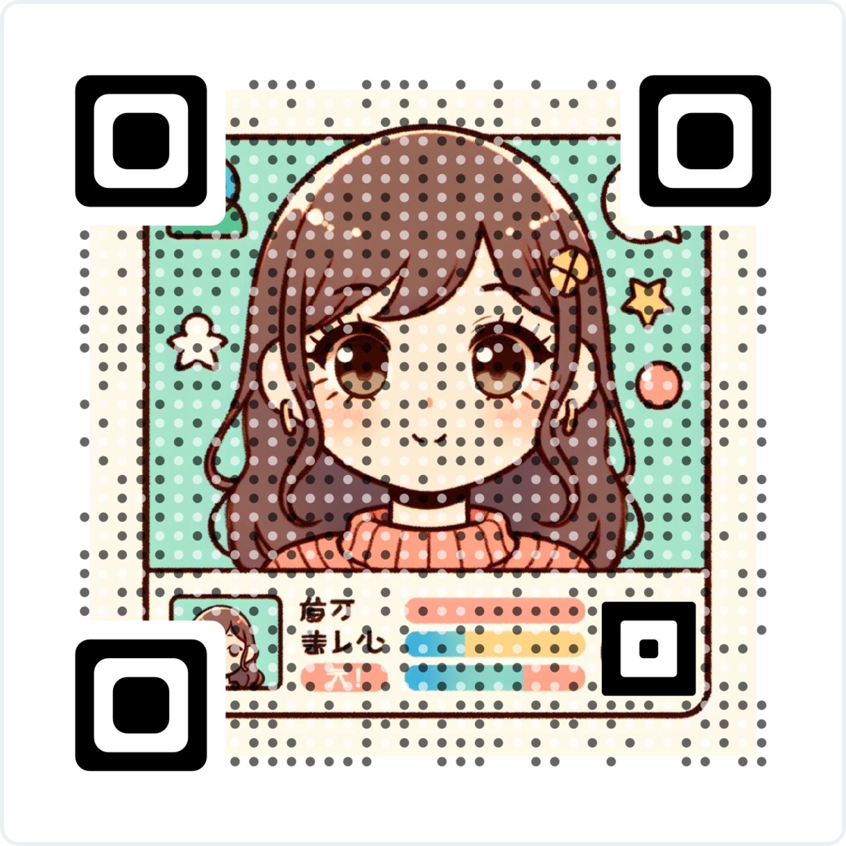 オリジナル　QRコード作成致しますます 背景、ロゴ、デザイン、手書き何でも、QRコードに致します イメージ3