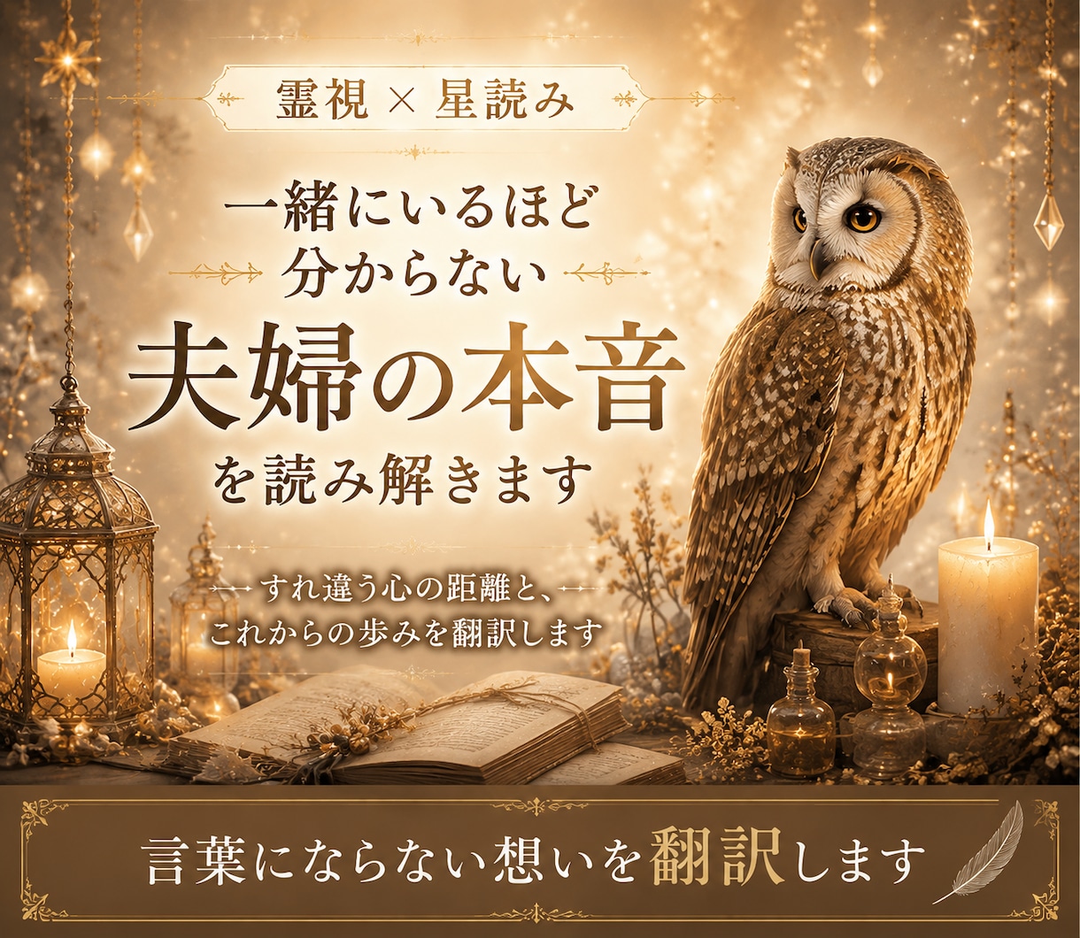 すれ違う夫婦の本音とこれからを読み解きます ｜離れるか続けるか、お二人の選択を整理します イメージ1