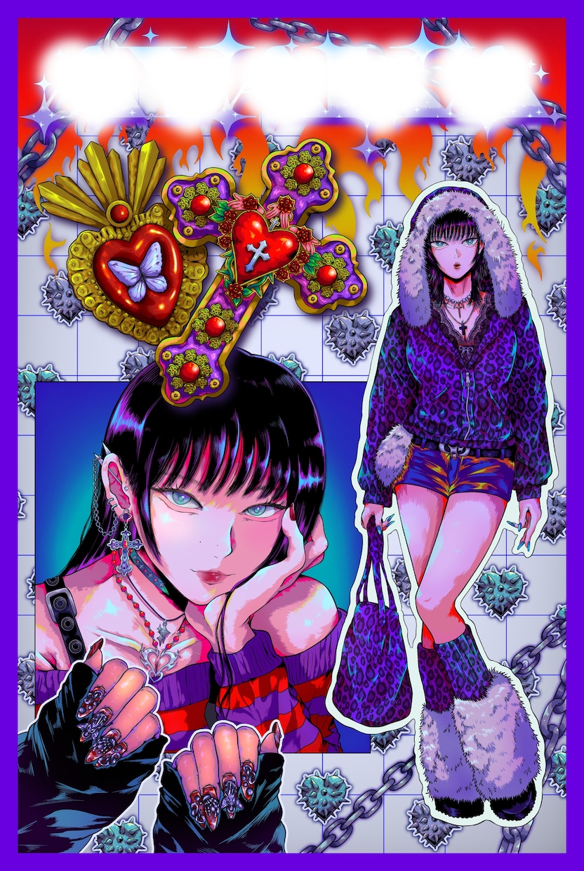 歌ってみた・MV✧用途多様イラスト製作します 可愛い/怪しい/かっこいい/ニューレトロなんでもいけますෆ‬ イメージ1