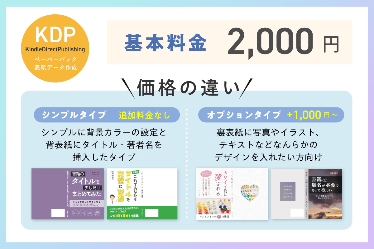 KDP：ペーパーバックの表紙データを作成します 電子書籍の表紙をいただきペーパーバックの表紙にします イメージ3