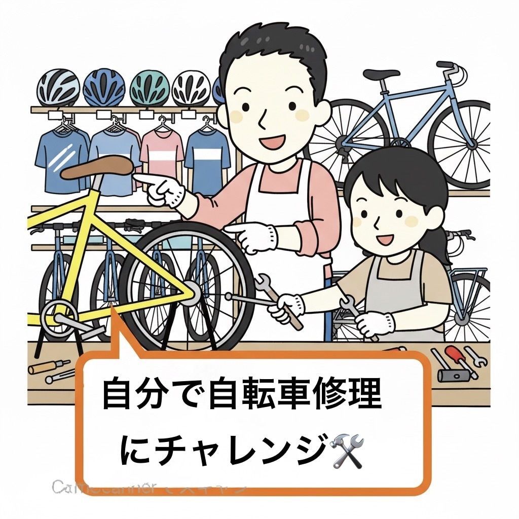 自分で自転車修理したい方にアドバイス致します 現役自転車整備士がアドバイス致します！ イメージ1