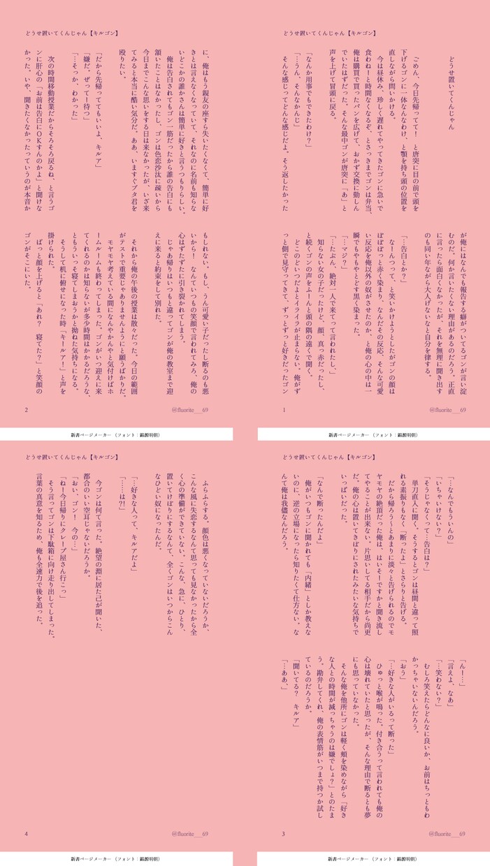 1文字1円〜対応！小説（短編〜長編）書きます 1000文字～対応！GLNLBL百合夢大歓迎です！ イメージ3
