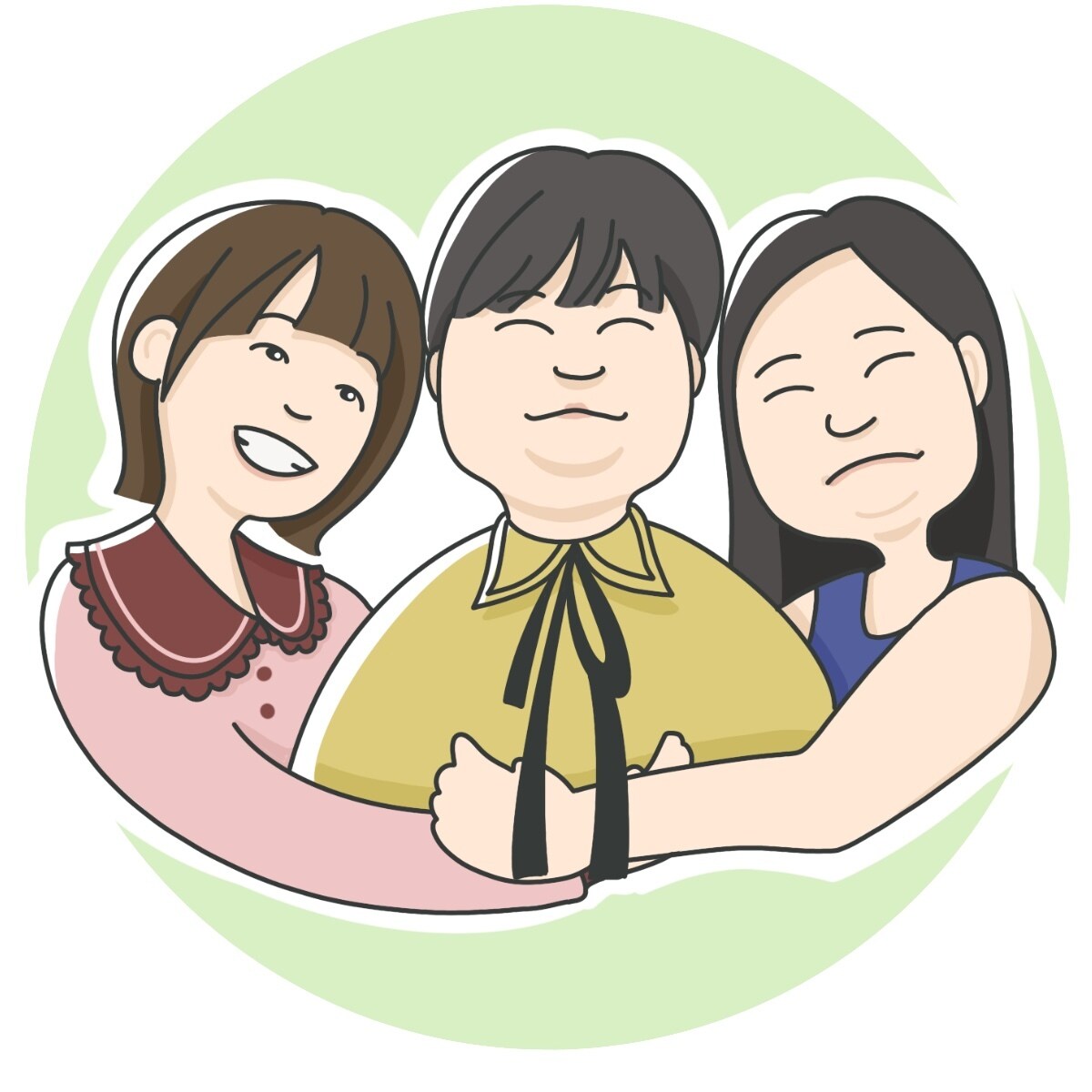 SNS用かわいいタッチの似顔絵アイコン描きます シンプル可愛い似顔絵描きます。即日対応可！SNSにどうぞ♪ イメージ9
