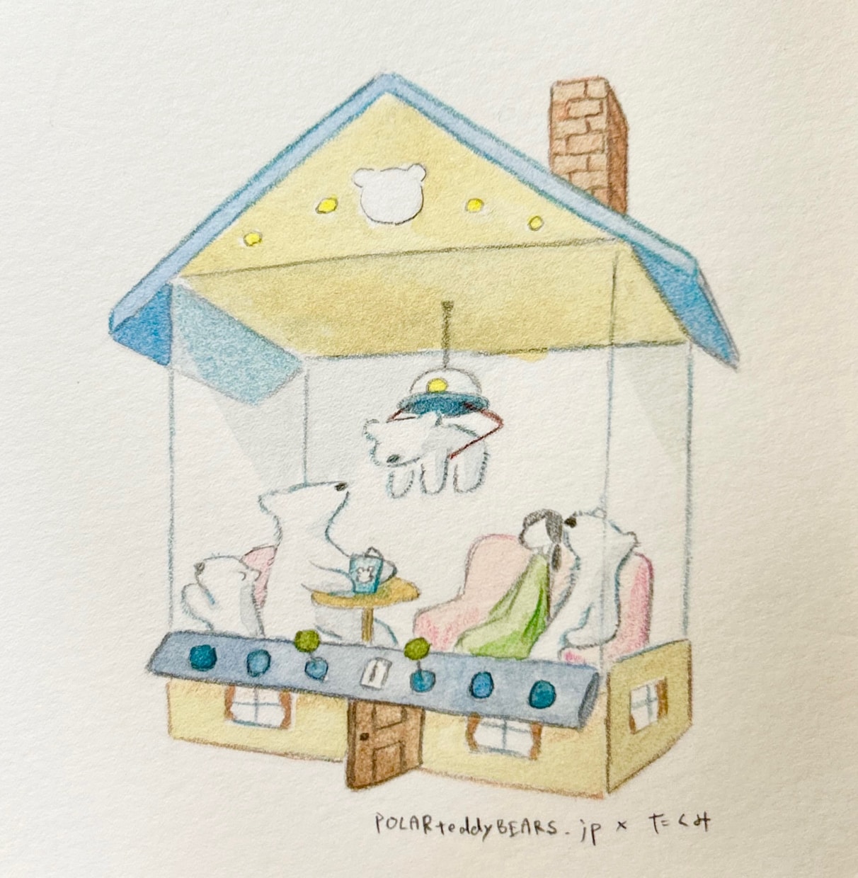 背景なし、シンプルな水彩イラスト描きます 絵本の1ページのような、静かな空気感の水彩イラストを描きます イメージ3