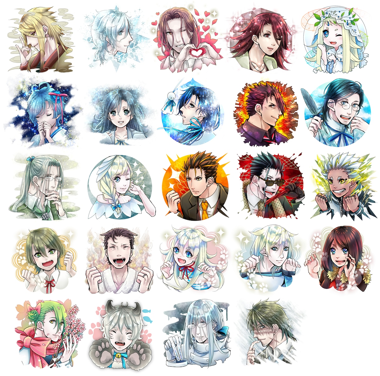 SNS等で使うかわいい&かっこいいアイコン描きます あなたのイメージしたイラストを具現化します！ イメージ5