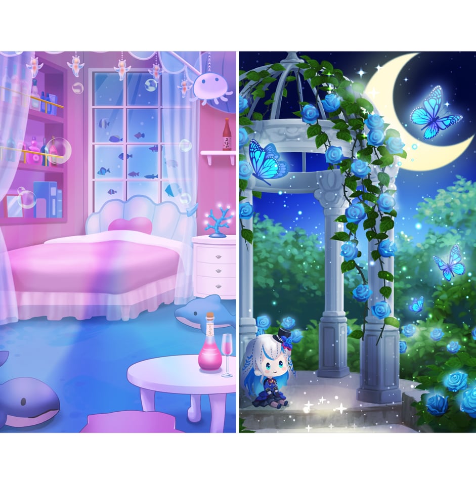 目をひくあったかクオリティーで背景制作いたします オリジナル背景、VtubeやMV背景に最適！ イメージ6