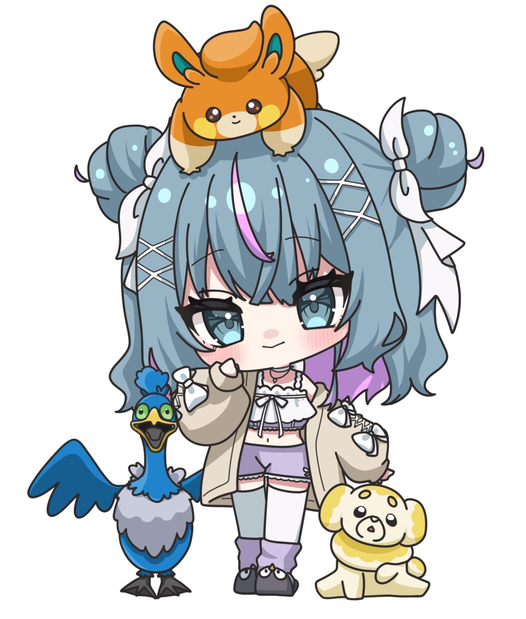 可愛いミニキャライラスト描きます カートゥーン風から可愛い系まで！ イメージ3