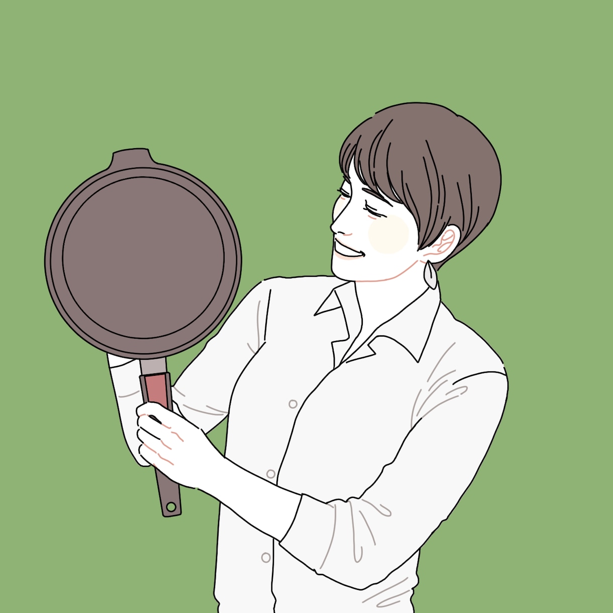 シンプル似顔絵お描きします お写真を元におしゃれなイラストを作成します イメージ3