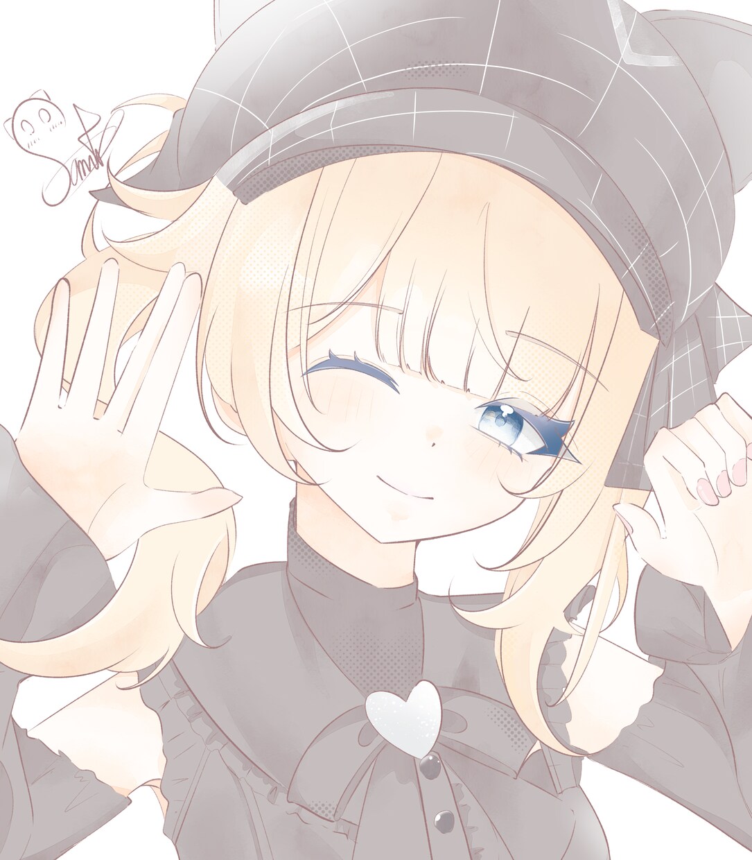 SNSで使用するかわいいアイコンをお描きします 淡く綺麗な色合いの女の子のイラストを描きます!! イメージ1