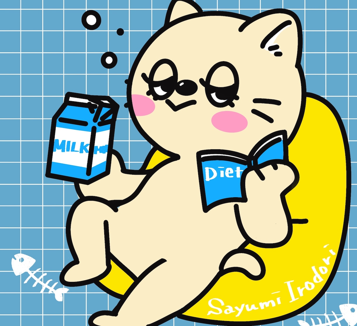 ポップでゆるかわ♡オリジナルキャラクター描きます お洒落に、可愛く、クールになどリクエストにお応えします◎ イメージ4