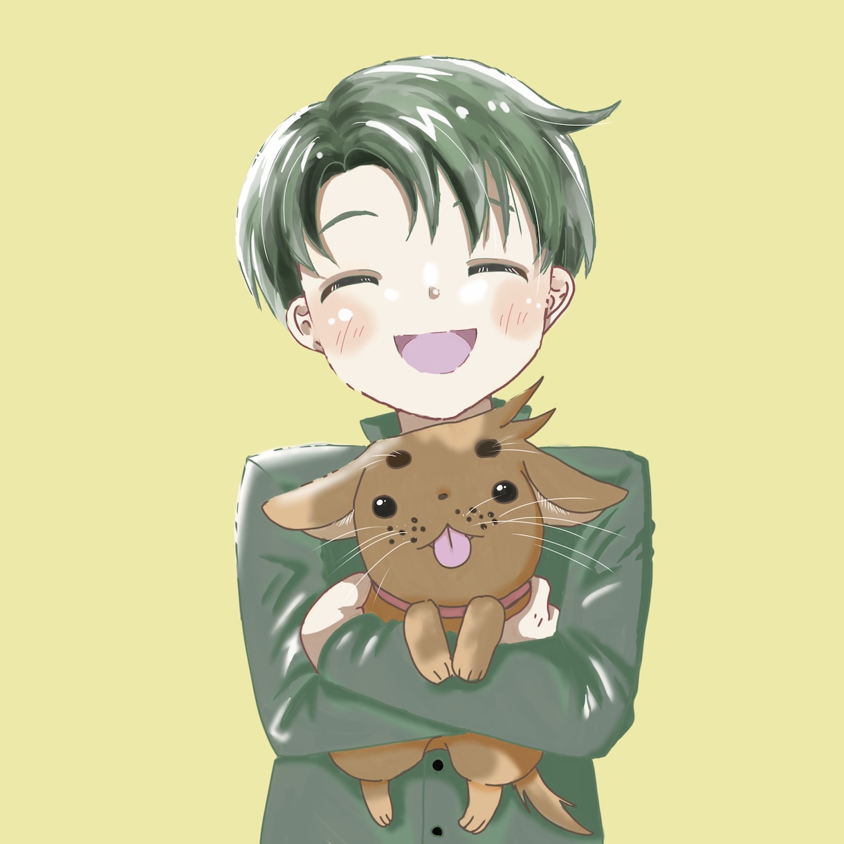 淡い色合いの似顔絵アイコン描きます デジタルイラストです。お好きなSNSにお使いください イメージ7