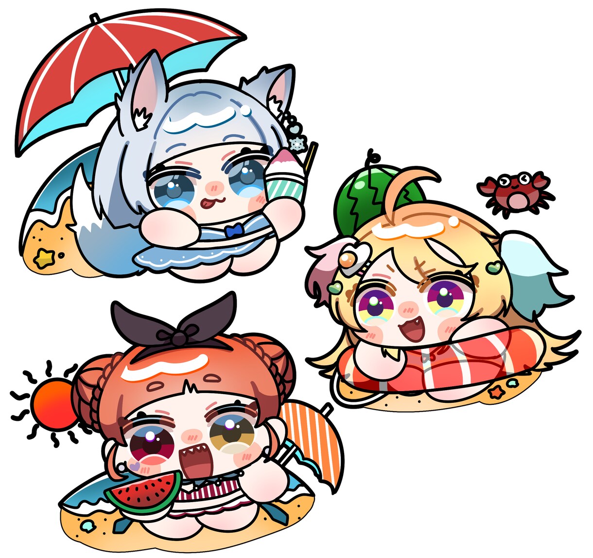 ちみっと可愛いミニキャライラスト制作いたします 商用利用可能/最短1日納品/TRPGや夢絵にも! イメージ2