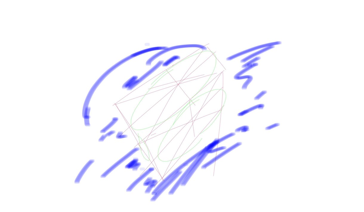 スケッチ基礎】立体の描き方教えます パースをつけた立体の描き方を基礎から教えます イメージ7