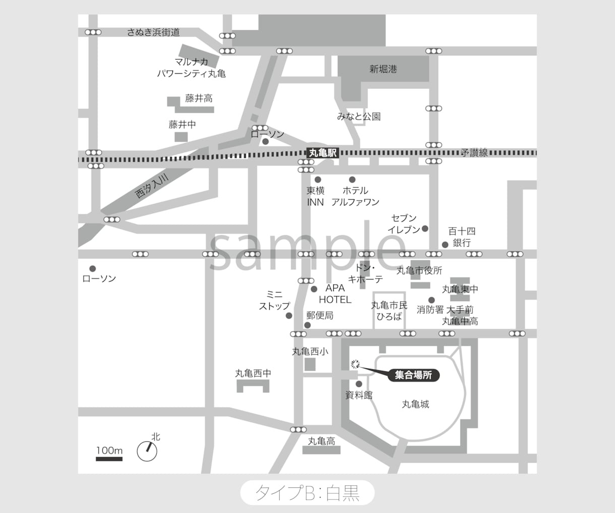 シンプルでわかりやすい地図を制作致します 建築士としての経験を活かし、わかりやすい地図を制作します。 イメージ3