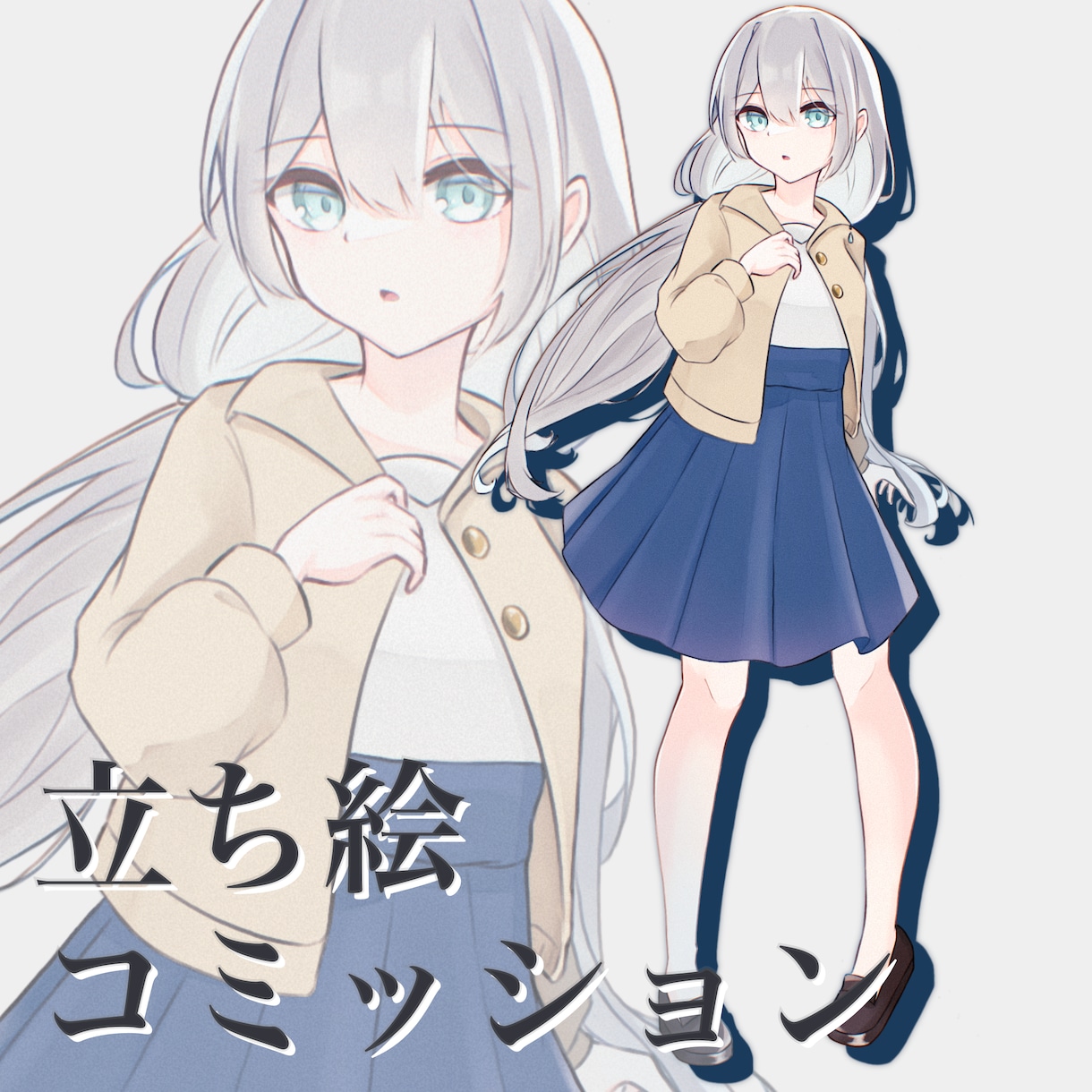 女の子のキャラクターデザインします TRPGやゲームの立ち絵、動画制作などに イメージ1