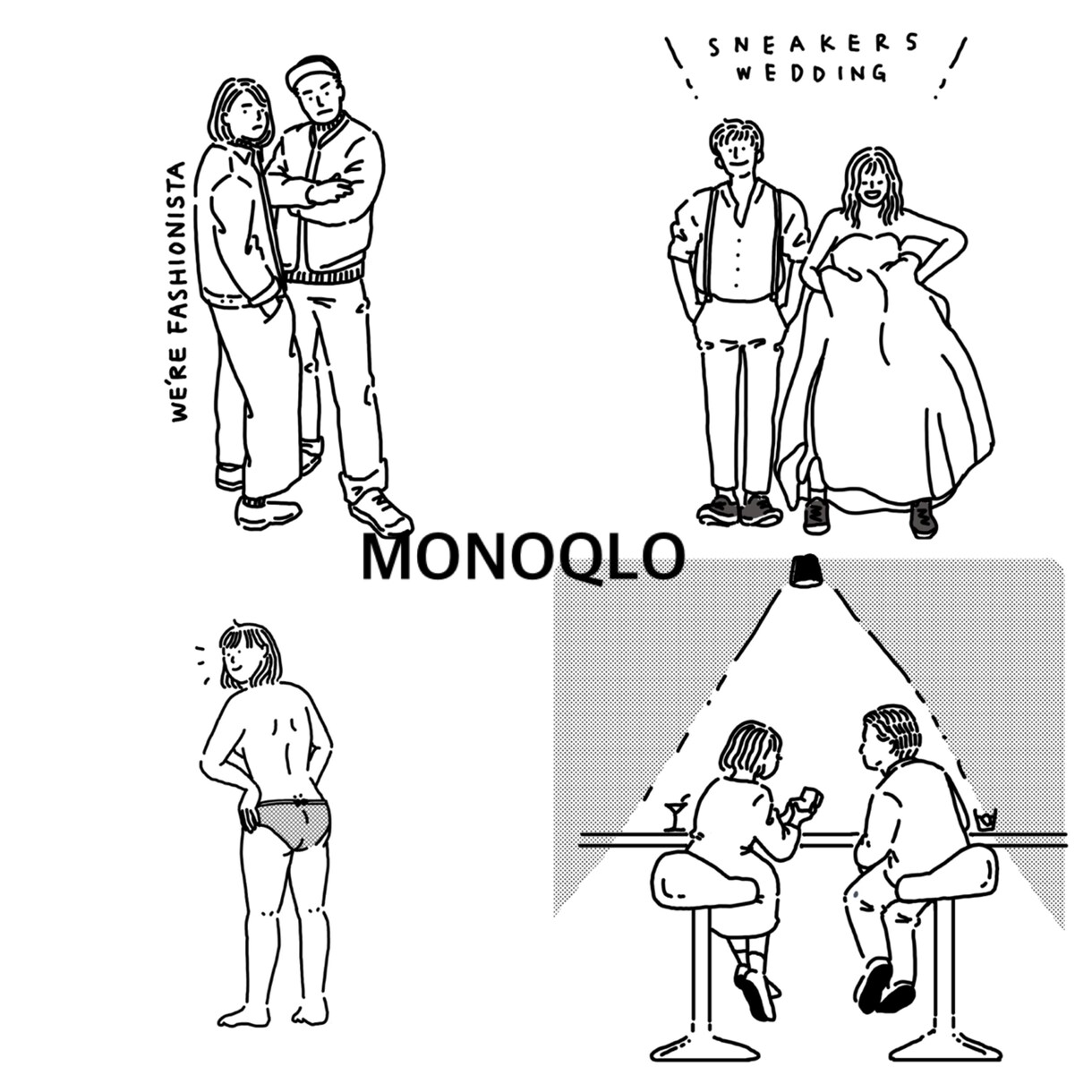 シンプル&ポップな似顔絵イラストを描きます SNSアイコンに・結婚式ペーパーアイテムに・贈り物に添えて イメージ3