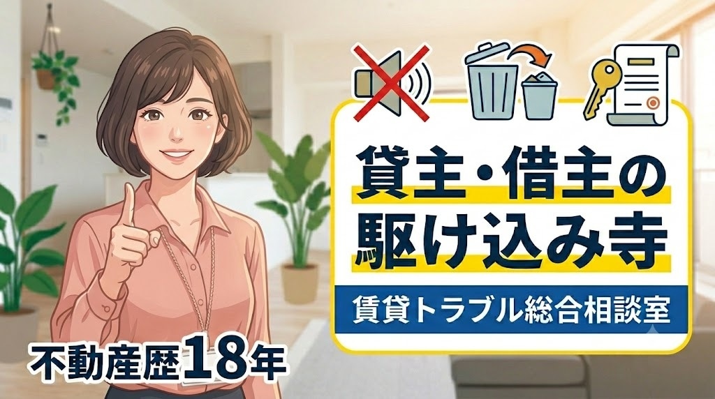 貸主・借主の駆け込み寺でございます 不動産のプロが直応・賃貸の困りごと総合相談室 イメージ1