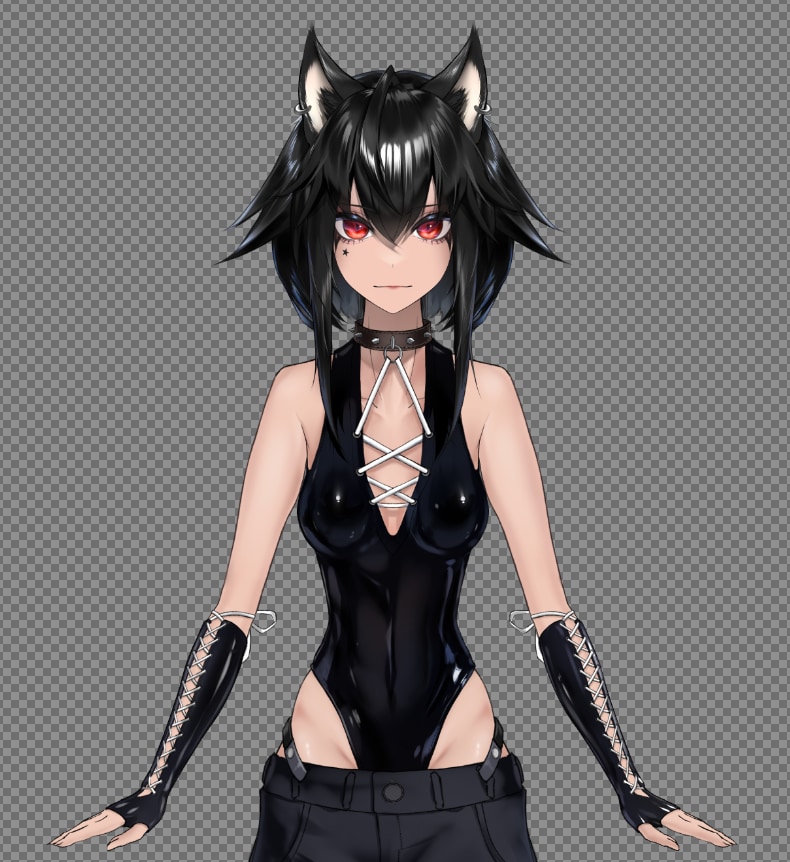 Live2Dモデルをイラストから一括制作します イラスト+モデリングで\40,000! 格安高品質高可動域! イメージ4