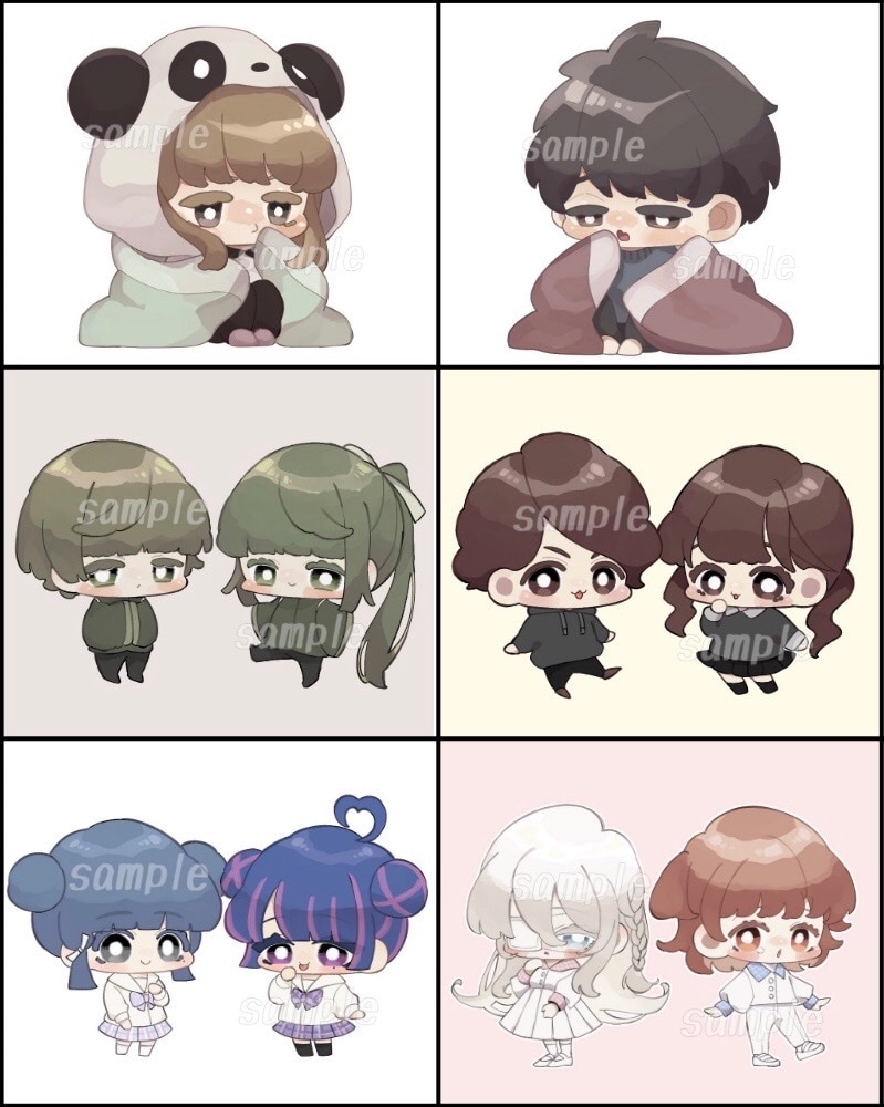 とても可愛いちびキャラ描きます ✩シンプルで可愛いデフォルメアイコン描きます✩ イメージ7