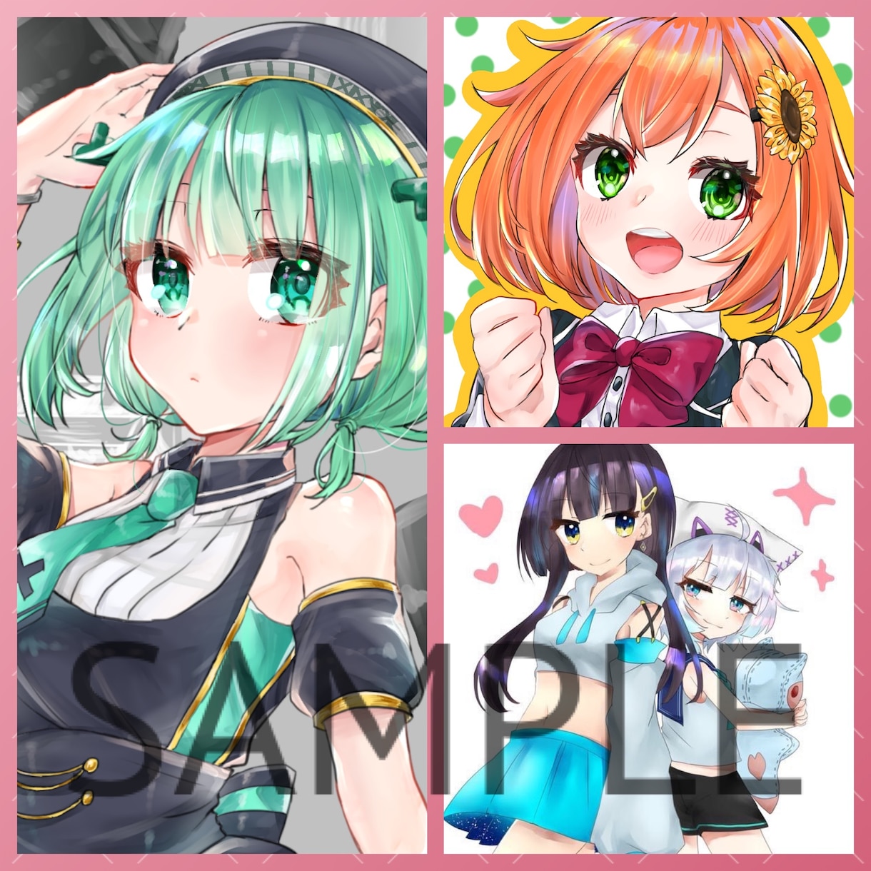 オーダーイラストお描きします ▶︎アニメ、オリジナル、ミニキャラまでなんでもOKです◀︎ イメージ2