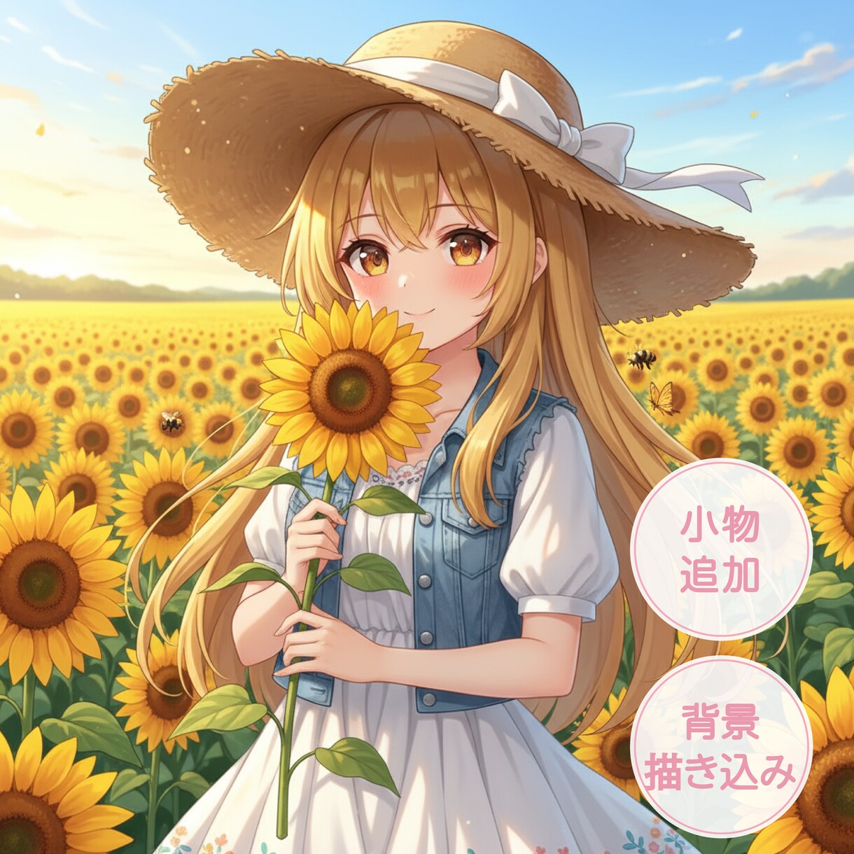 アイコンやサムネに使用できるキャライラスト描きます 即納可！商用可！アニメ風の映えイラスト制作します⭐︎ イメージ7