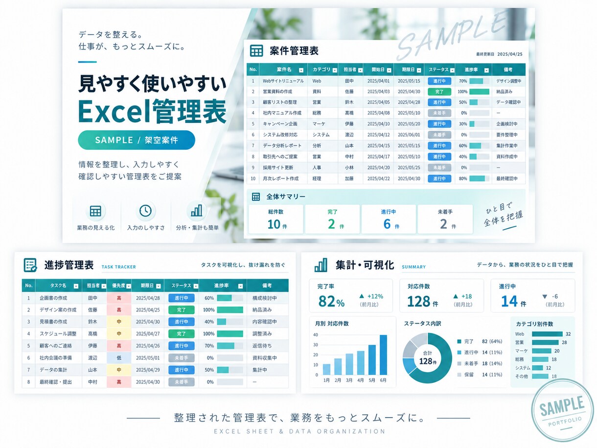 見やすく伝わる資料を作成します PowerPoint・Excel・Wordに対応 イメージ2