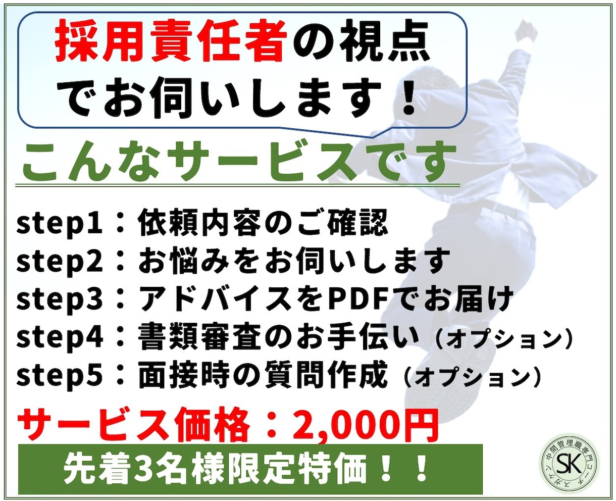 採用担当者のお困りごと、解決のお手伝いします 書類審査、面接、合否判定、採用の不安を乗り越えましょう イメージ6