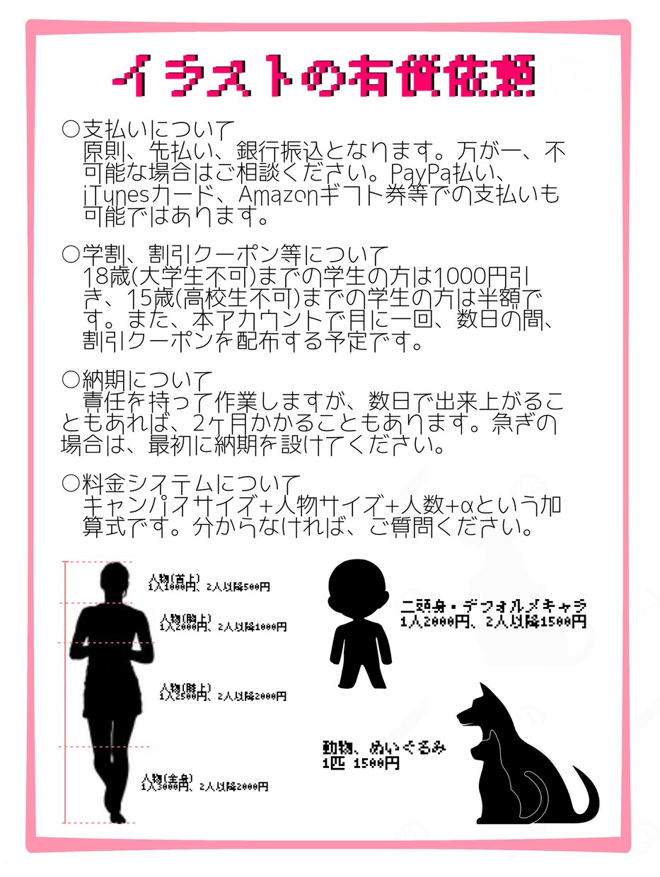 趣味で絵を描いています どんな依頼にも誠実に対応します。 イメージ1