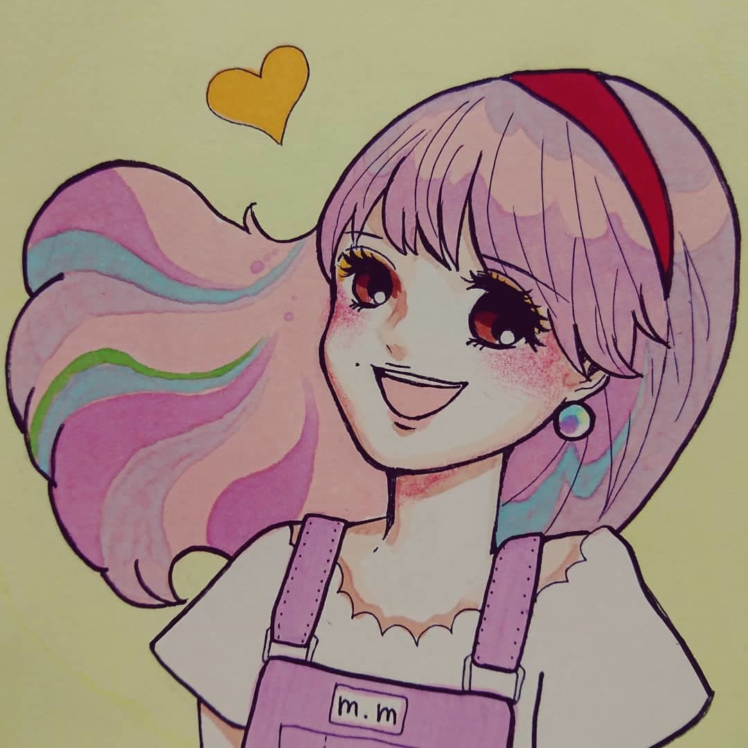 似顔絵、SNSやYouTubeのアイコン描きます 筆ペンとコピックを使用した、ほんわか可愛くレトロなイラスト。 イメージ5