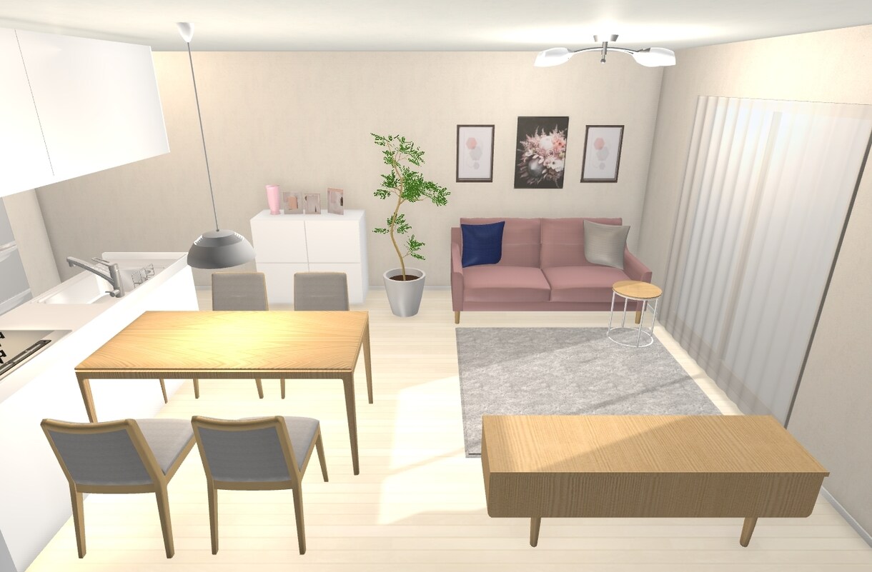 自宅完結*家具レイアウト相談にのります 間取りに合わせた家具のレイアウトをご提案します イメージ4