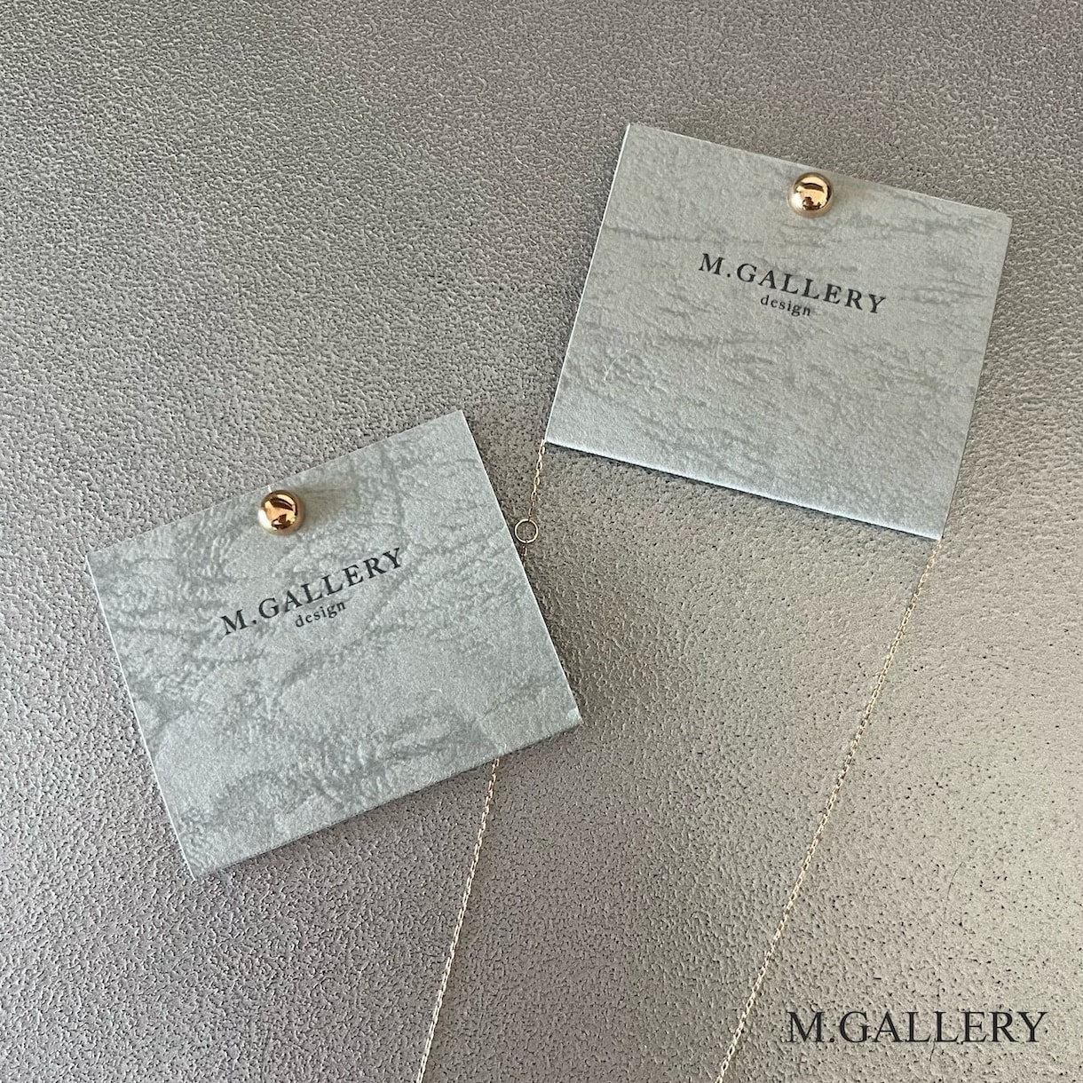 ネックレス台紙(エンボス用紙)100枚作成します オリジナルネックレス台紙を作成します イメージ1