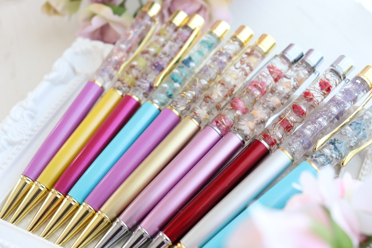 女子力アップ！可愛いハーバリウムボールペン作ります 持っているだけで可愛い！プチギフトにもオススメ♫ イメージ4