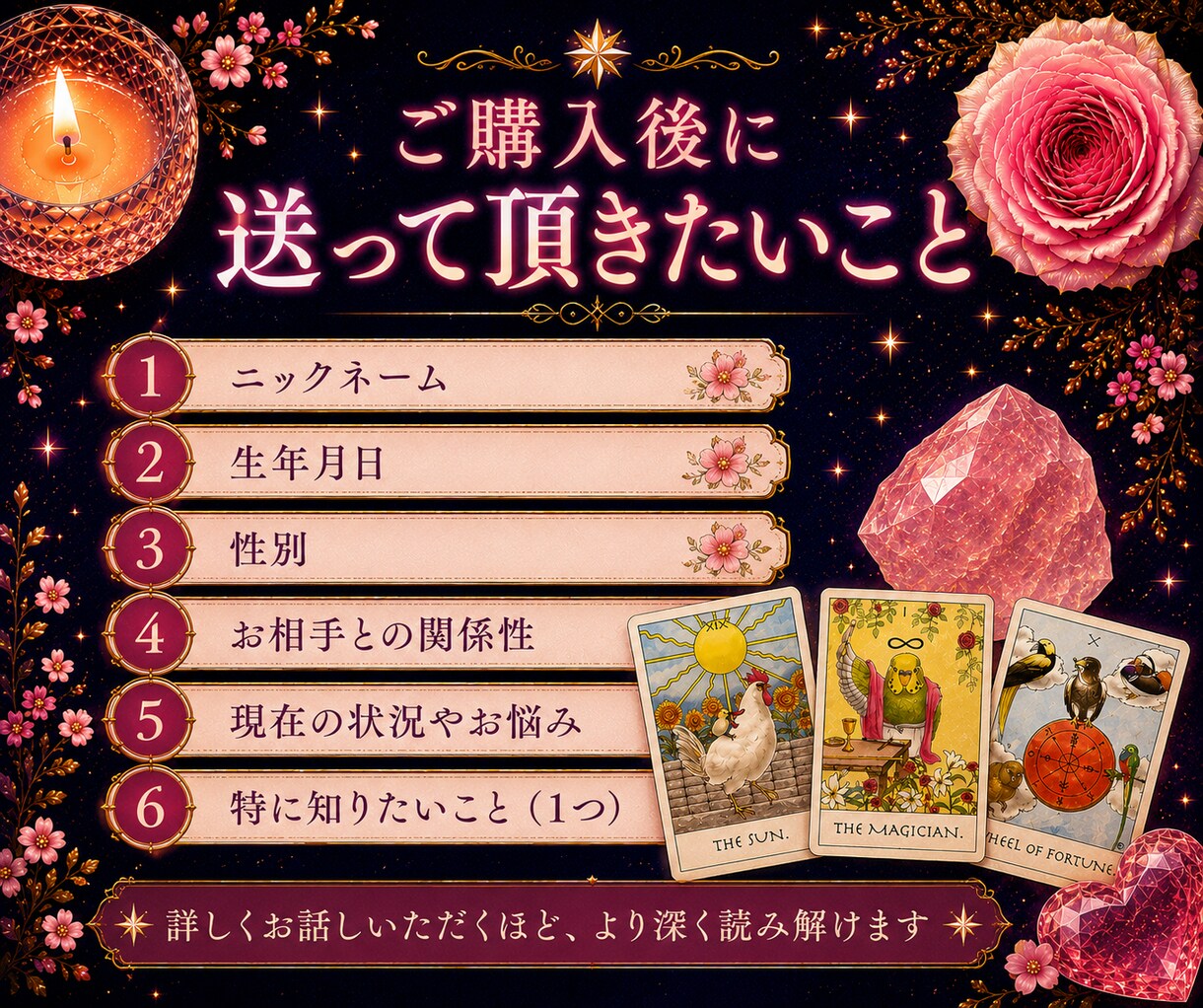夫婦占い│離婚？再構築？家庭内の問題を視ます 夫・妻・相手の本音・今後の流れ・関係修復・離婚のヒント イメージ4