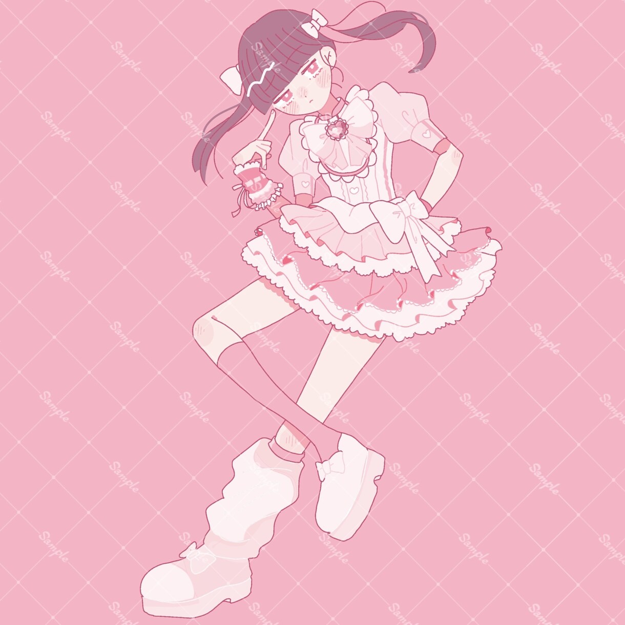 シンプルでキャッチーなイラストを描きます 抜け感のある絵柄と配色で、印象に残るイラストを描いています。 イメージ5