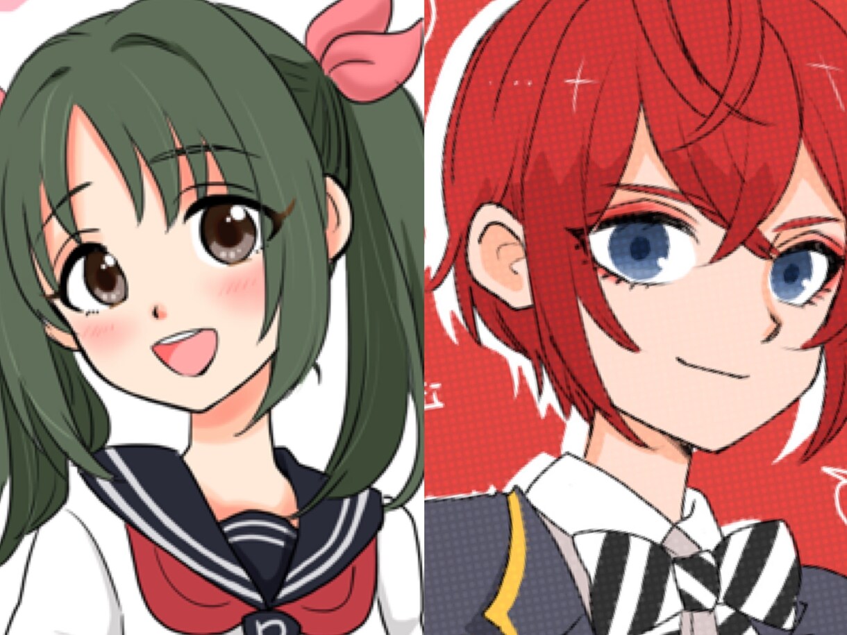 ゲーム・TRPGのキャラクター立ち絵描きます モノ・フルカラー可。表情差分、衣装差分有り イメージ2