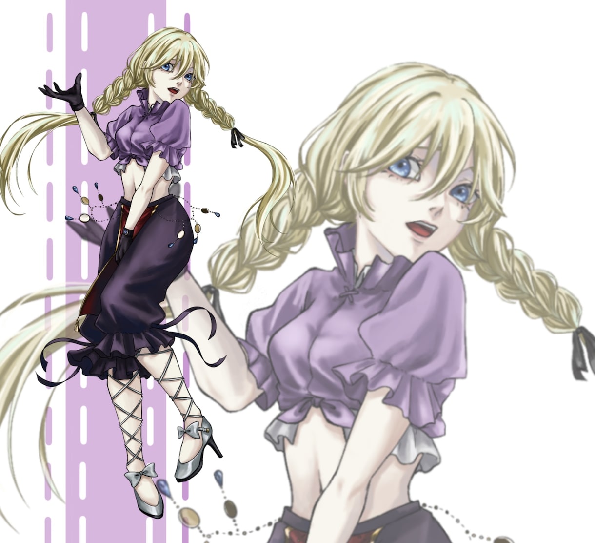 ご希望に沿ったキャラデザ、立ち絵描きます Vライバー、Vtuber活動、TRPGなどにもご利用できます イメージ4