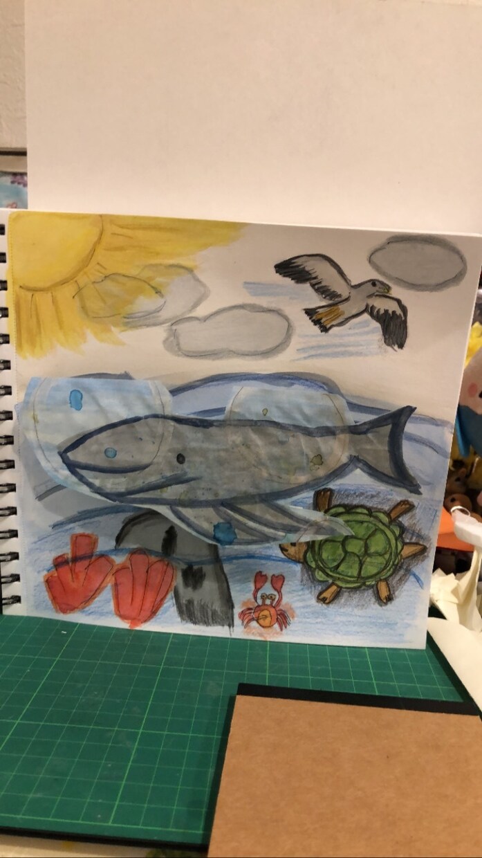 植物　動物　食べ物など描きます イメージは、いろいろ考えて一緒に描きましょう｡ イメージ5