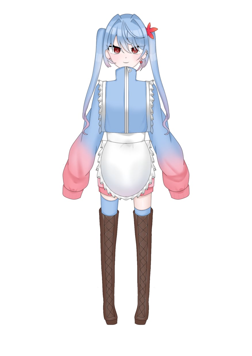 Vtuberさん等のために一枚絵を可愛く描きます Vtuberさん向けです！希望通りに描けるようがんばります！ イメージ1