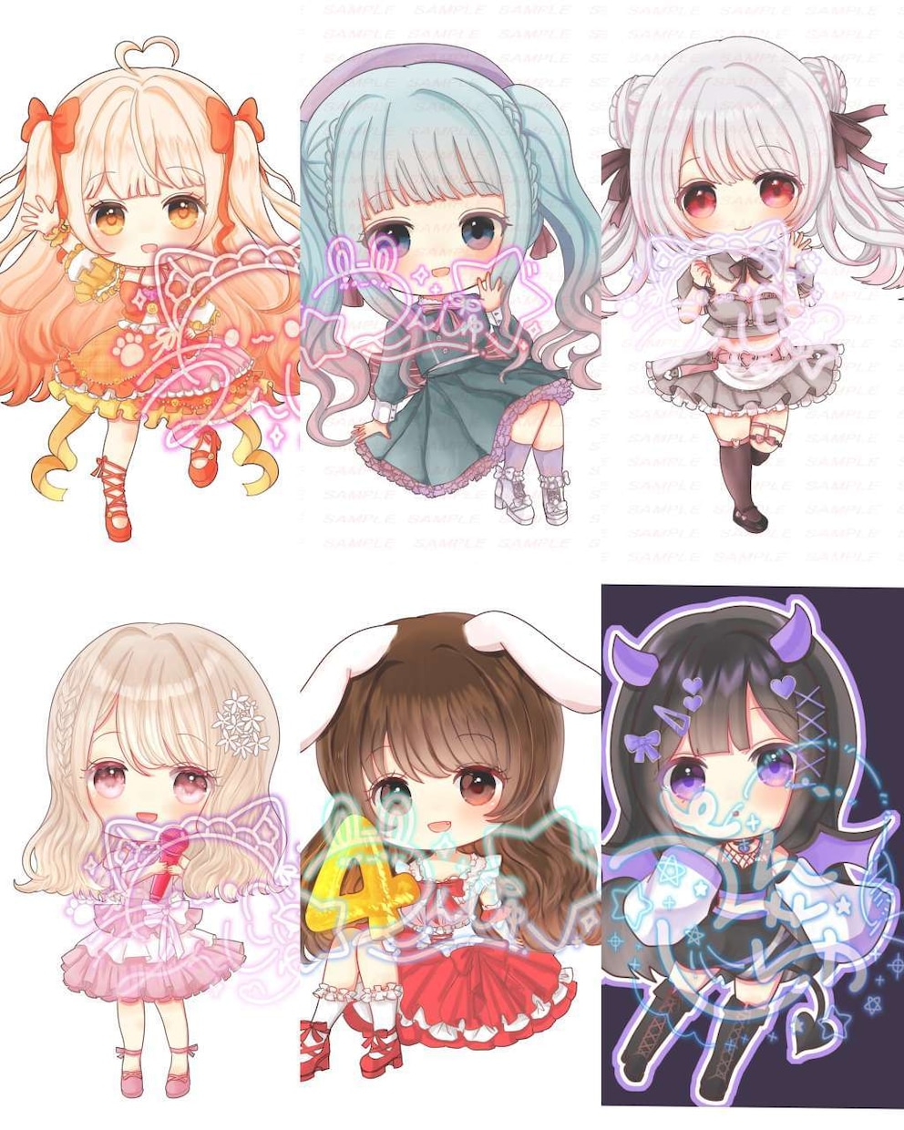 期間限定！可愛いデフォルメイラスト描きます アイコンや配信に使えるデフォルメイラストを描きます イメージ1