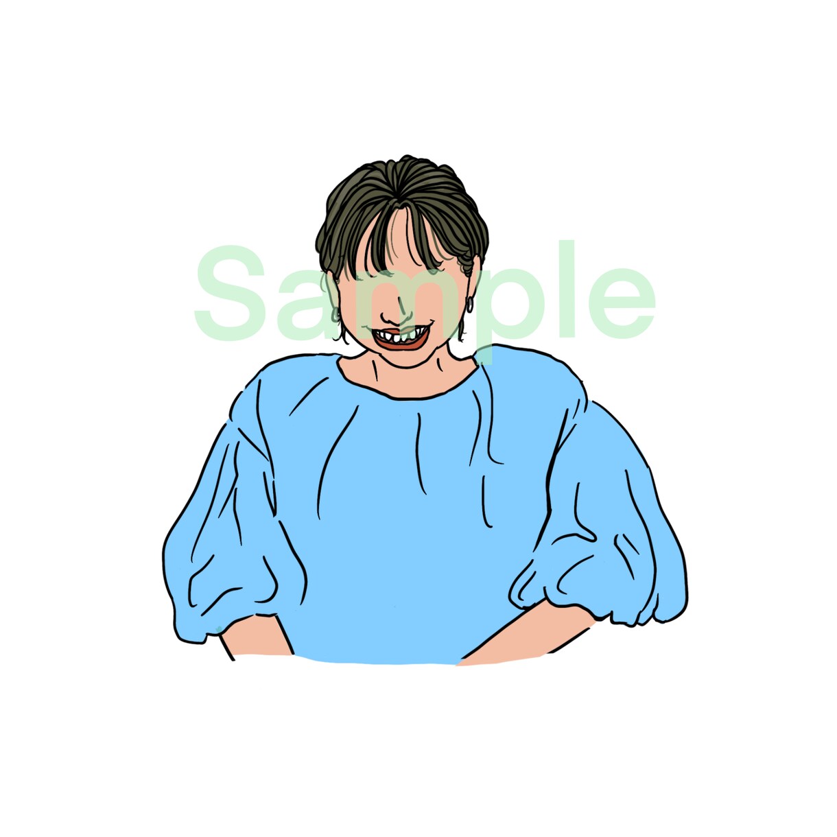 シンプルであなたらしいイラスト描きます アイコン、おうちのアート、贈り物にあたたかみを添えて イメージ1