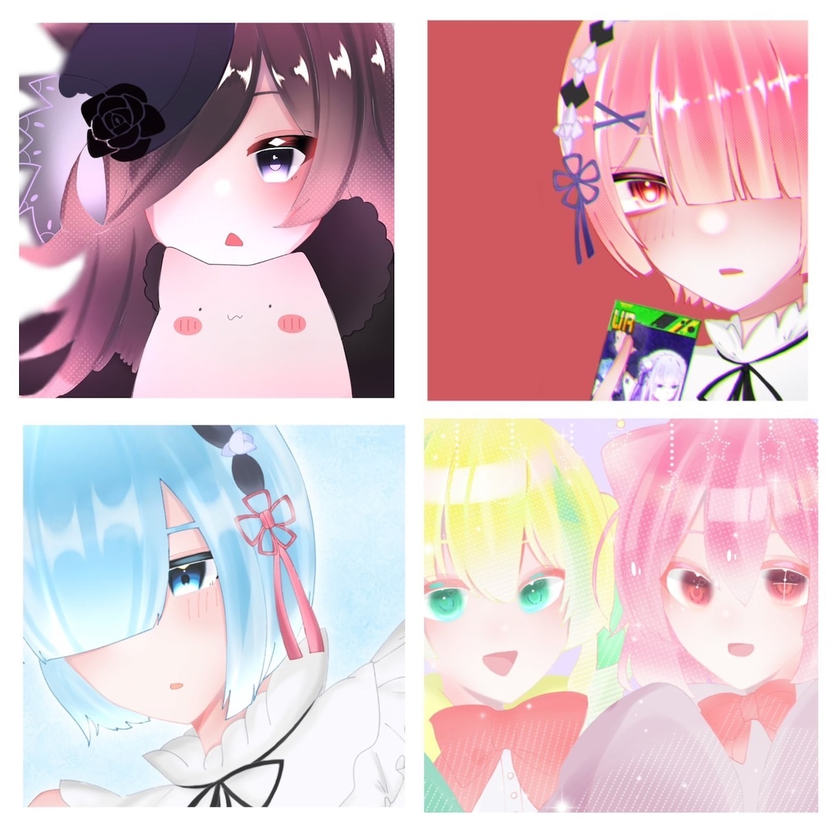 かわいい! 夢絵、アイコン、制作します 夢絵、アイコン、一枚絵、荒野行動、配信画面等など!! イメージ3