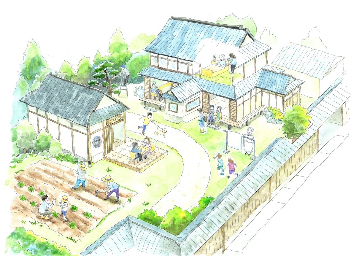 手描きのパース作成します 可愛らしいスケッチパースを作成します。 イメージ5