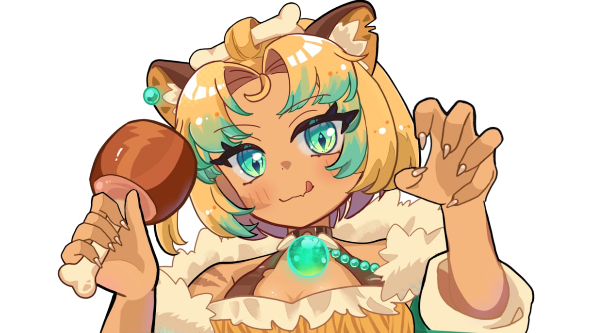 配信待機画面・エンドカードをイラストから制作します もちもち可愛く動きます！現在実績募集中！ イメージ1